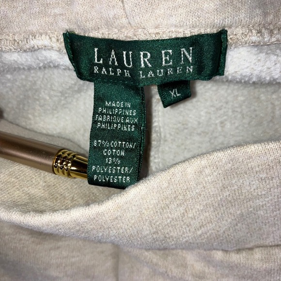 Lauren Ralph Lauren Sweatpants Women XL Pull On Knit Wide Leg Lounge Casual - Picture 7 of 12